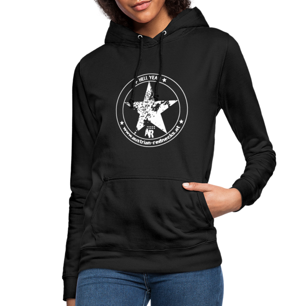 HELL YEAH Hoodie for Redneck Girls - Schwarz