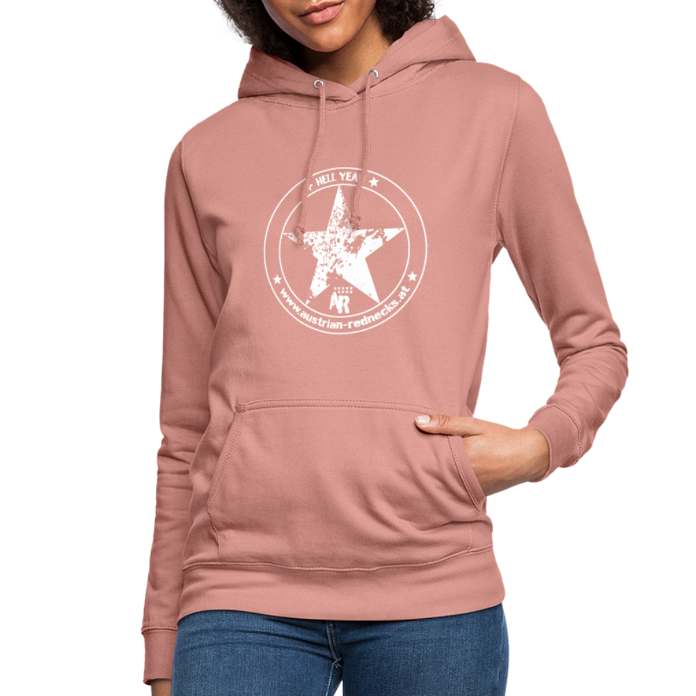 HELL YEAH Hoodie for Redneck Girls - Altrosa