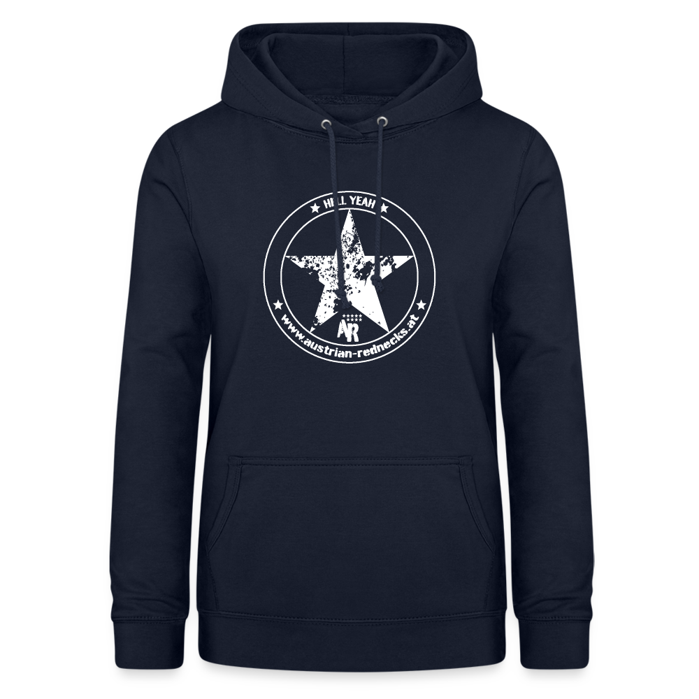 HELL YEAH Hoodie for Redneck Girls - Navy