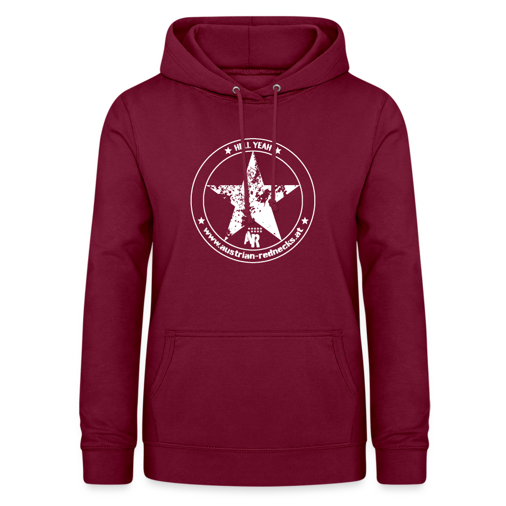 HELL YEAH Hoodie for Redneck Girls - Bordeaux