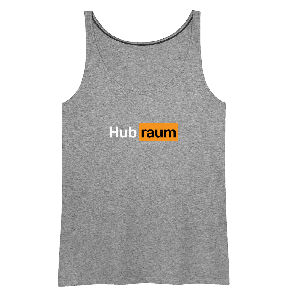 Hub raum - Frauen Premium Tank Top - Grau meliert