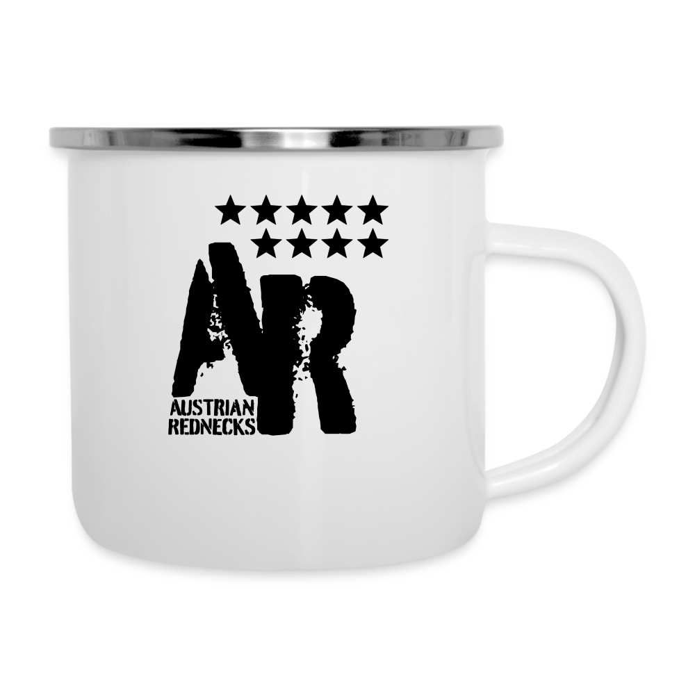 AUSTRIAN REDNECKS Emaille-Tasse - weiß