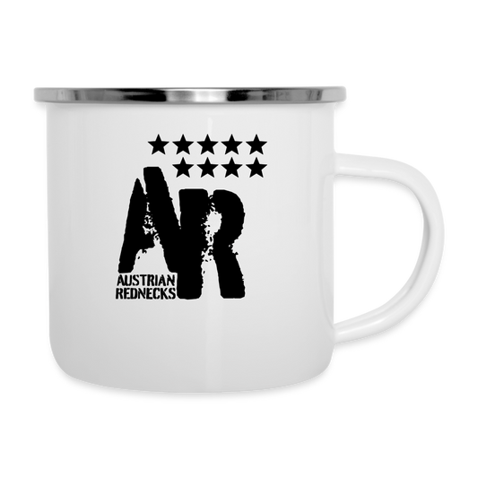 AUSTRIAN REDNECKS Emaille-Tasse - weiß