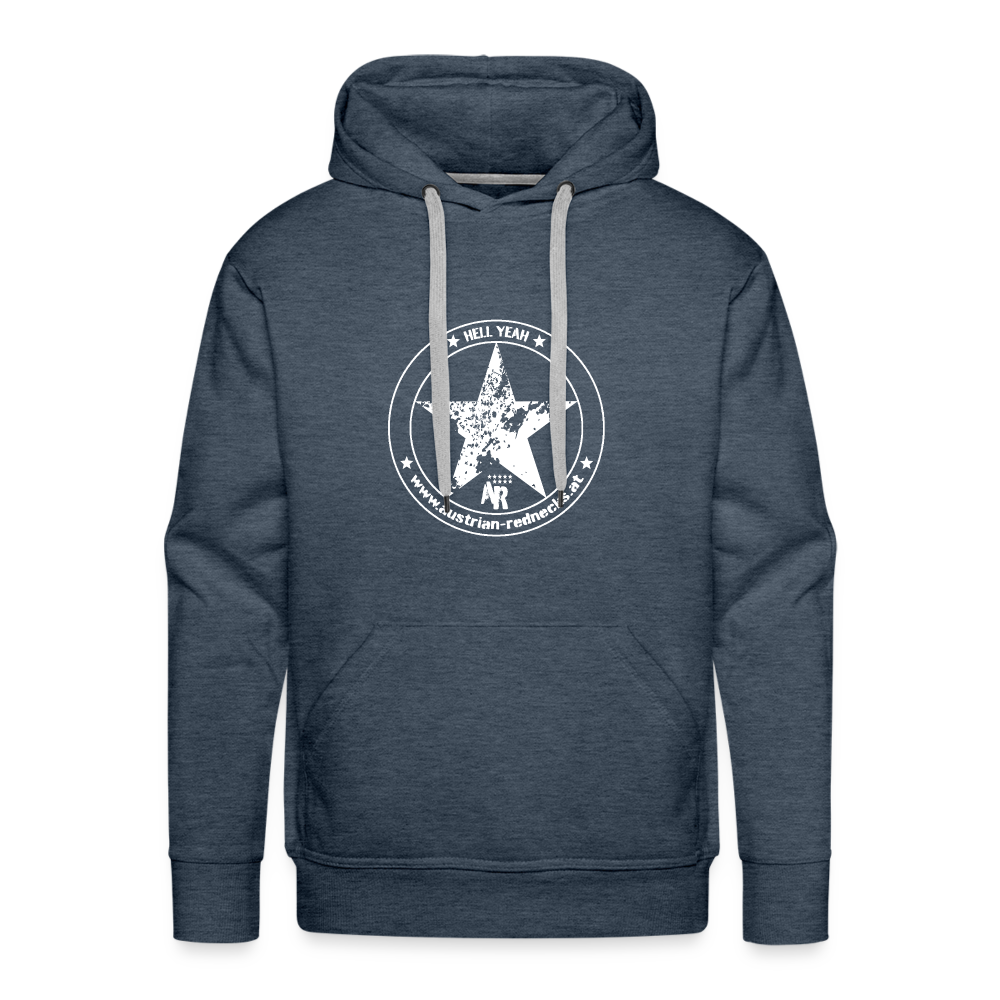 HELL YEAH Premium Hoodie - Jeansblau