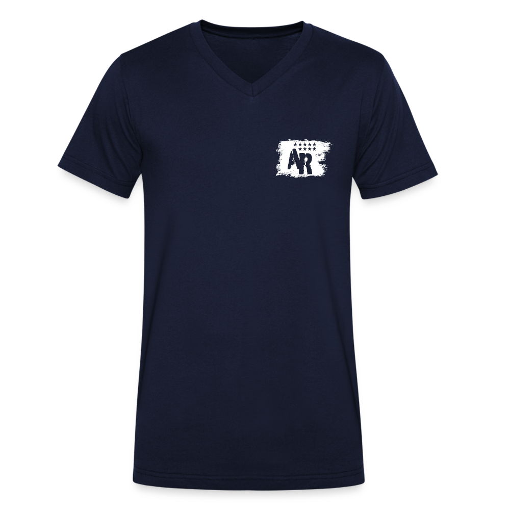 Guys T-Shirt mit V-Ausschnitt wie V8 - Navy