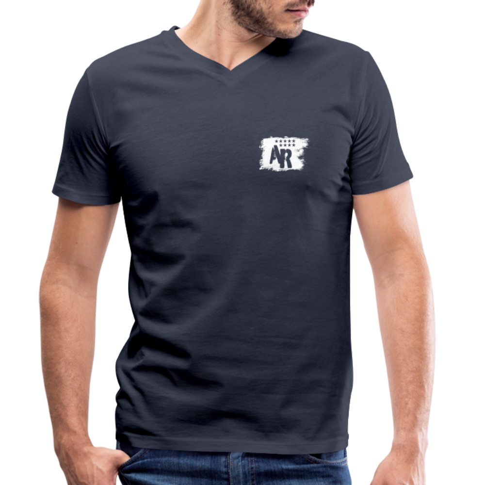 Guys T-Shirt mit V-Ausschnitt wie V8 - Navy